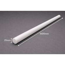 Sezen Metal Plastik Ø25X1000MM Pom/delrin/poliasetal Beyaz (Plastik)