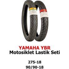 Ralco Tyres Yamaha Ybr Motosiklet Lastiği 275-18 Tl ve 90/90-18 Tl