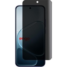 Engo Oppo A6t Hayalet Ekran Koruyucu 9H Nano Anti Spy Şeffaf