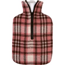 Hugo Frosch Germany Sıcak Su Torbası Koku Yamayan Desenli Kahve-Pembe