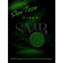 SMB Profesyonel Sim Süs Yeşil Nail Art Kalıcı Oje Tırnak Süsleme