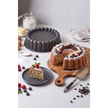 Perotti Bakepro Black Alüminyum Döküm Tart ve Turta Kalıbı 26 cm