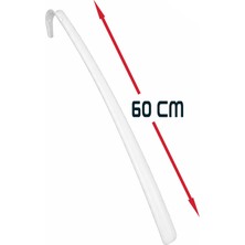 Ovio Ev Yaşam 60 cm Ayakkabı Çekeceği Asılabilir Sert Plastik Çekecek Kerata Uzun