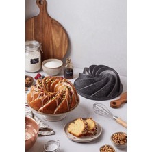 Perotti Bakepro Black Rüzgar Gülü Desenli Alüminyum Döküm Kek Kalıbı 26 cm