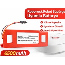 Xiaomi Robot Süpürge Batarya 6500 Mah – Vacuum Cleaner S5 / S5 Max / S7 / SDJQR02RR Uyumlu Yüksek Kapasiteli Pil