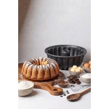 Perotti Bakepro Black Klasik Dilimli Alüminyum Döküm Kek Kalıbı 26 cm
