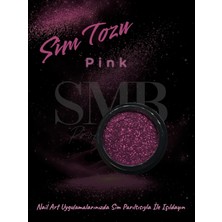 SMB Profesyonel Sim Süs Pembe Nail Art Kalıcı Oje Tırnak Süsleme