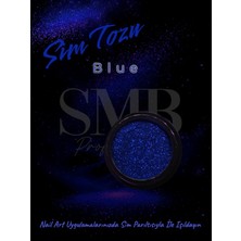 SMB Profesyonel Sim Süs Mavi Nail Art Kalıcı Oje Tırnak Süsleme