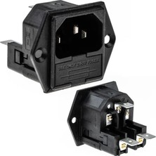 Acstore IC-213B C14 Power Şase Çift Fuselli Kulaklı