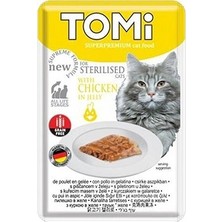 Tomi Tavuklu Kısırlaştırılmış Pouch Kedi Konservesi 85 gr