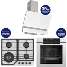 Ferre Steamart-Fryart-Silentart Serisi Beyaz Set (QEP64CB+NT026-WFA+D081-SA ) Döküm Izgara