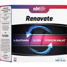 Nbt Life Renovate - L-Glutamin, Glisin ve L-Sitrulin - Epitel Doku Onarımı - 30 Saşe
