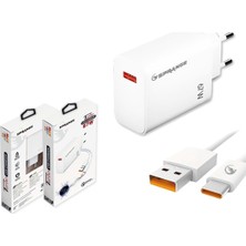 Sprange 67W Turbo Şarj Seti | Usb-C Hızlı Şarj Adaptörü + Type-C Data Kablosu | Smart Charging
