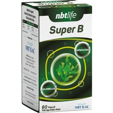 Nbt Life Super B - Klorella ve Spirulina, Doğal Detoks ve Hücre Koruyucu - 60 Kapsül