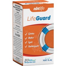 Nbt Life Lifeguard - Çinko, Bakır, Iyot ve Selenyum - Bağışıklık, Saç, Tırnak - 30 Kapsül