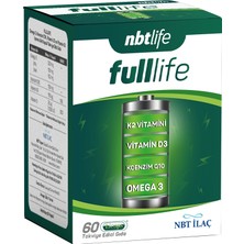 Nbt Life Fulllife - Multivitamin, Multimineral ve Koenzim Q10 - 60 Kapsül - Dezenfektan Hediyeli (%72 Alkol)