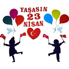 Aydede Oyunevi 23 Nisan Pano Okul Öncesi Keçe Hazır Sınıf Panosu – Anaokulu Süsleme