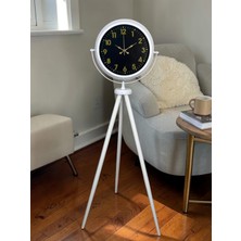 Marsilyan Royal Gold Rakamlı Beyaz Tripod Ayaklı Saat