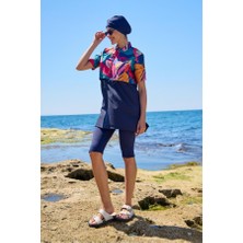 Starinci Mayo Tesettür Mayo Yarı Kapalı Kapaklı Pembe Renk Paleti