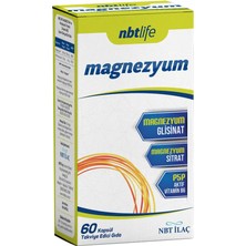 Nbt Life Magnezyum P5P - Magnezyum Sitrat ve Vitamin B6 (P5P) - 60 Kapsül