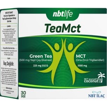 Nbt Life Teamct - Mct Yağı ve Matcha Yeşil Çay, Enerji ve Metabolizma Desteği - 30 Saşe - Dezenfektan Hediyeli (%72 Alkol)