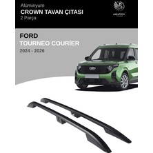 Turtle Ford Courıer 2023 Üzeri Crown Tavan Çıtası - Siyah