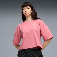 Puma Kadın Pembe Puma Wardrobe Ess Oversized Tee Pembe Kadın T-Shirt