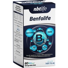 Nbt Life Benfolife - Benfotiamin (B1 Vitamini) 150 Mg - 60 Kapsül - Dezenfektan Hediyeli (%72 Alkol)