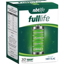 Nbt Life Fulllife - Multivitamin, Multimineral ve Koenzim Q10 - 30 Kapsül - Dezenfektan Hediyeli (%72 Alkol)