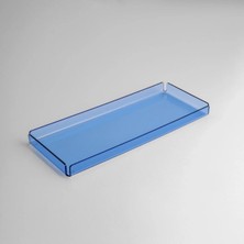 Qua Home Esbo Pleksi Tepsi Mavi 40X17 cm