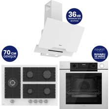 Ferre Steamart-Fryart-Silentart Serisi Beyaz Set ( QEP64CB+BL136+D064-SA ) Döküm Izgara