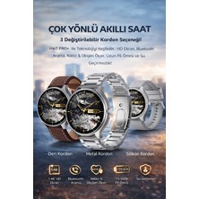 Qifit Hw7 Pro+ Akıllı Saat 1.46" Hd Ekran | Bluetooth Arama | Nabız & Oksijen Ölçer | Uzun Pil Ömrü | Sesli Asistan | Su Geçirmez