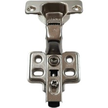 Canex Pistonlu Süper Deveboynu Menteşe | Yavaş Kapanır Dolap Kapak Menteşesi  | 5 Adet