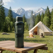 Fms 4 Lt Kampçı Termos | 316 Antibakteriyel Paslanmaz Çelik | Sıcak & Soğuk Tutma |