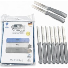 Solingen 6'lı Meyve Bıçağı 2'li Sebze Bıçağı 3'lü Bez