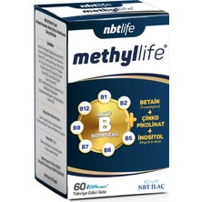 Nbt Life Methyllife - Aktif B Kompleks, Vitamin B12 - 60 Kapsül - Dezenfektan Hediyeli (%72 Alkol)