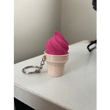 Reborn 3D Clickerli Dondurma Anahtarlık