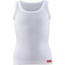 Blackspade Unisex Çocuk Thermal Atlet 9264 Beyaz Pamuk Malzeme ile Soğuk Hava Koşullarında Koruma