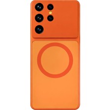 Fenza Samsung Galaxy S26 Ultra Uyumlu Kamera Korumalı Magsafe Wireless Şarj Özellikli Full Glass Arka Kapak