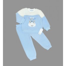 Diji Baby 3-4-5-6 Yaş Lepoar Tokalı Leopar Şerit 2li Kız Çocuk Takımı