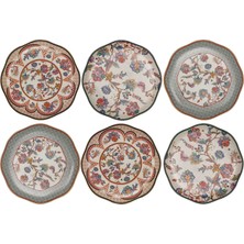 LuckyArt Serenity Bone 27 cm 6li Tabak Seti