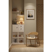 For Woman Ahşap Çekmeceli Çok Amaçlı Dolap 2 Çekmeceli Modern Düzen