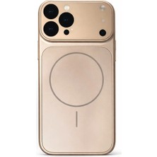 Fenza iPhone 13 Pro Max Uyumlu Kamera Korumalı Magsafe Wireless Şarj Özellikli Full Glass Arka Kapak