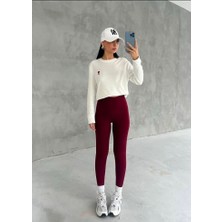 Moda Rüyası Oysho Içi Şardonlu Dalgıç Kumaş Toparlayıcı Kadın Tayt