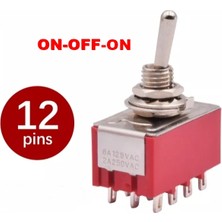 Maroces MR-148D Toggle Swıtch On-Off-On 12 Bacaklı (MTS-403)