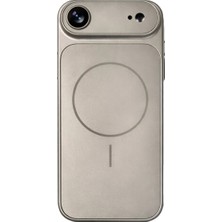 Fenza iPhone 17 Air Uyumlu Kamera Korumalı Magsafe Wireless Şarj Özellikli Full Glass Arka Kapak