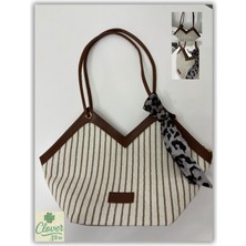 Kadın Şık Hasır Omuz Çantası