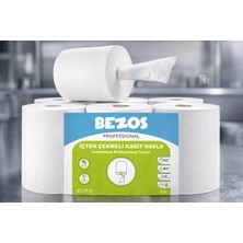 Popüler Sepet Bezos Professional Içten Çekmeli Kağıt Havlu 6’lı Koli | Endüstriyel & Yoğun Kullanım