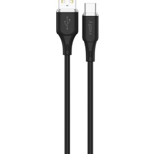 Volty Usb-A To Type-C Hızlı Şarj Kablosu | 15W Qc 3.0, 480MBPS, 1.2m, Data Kablosu (SIYAH-V0203003)