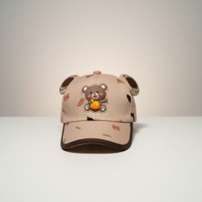 Aware Time Kitti 5-8 Yaş Unisex Bebek & Çocuk Aksesuarlı Yazlık Şapka